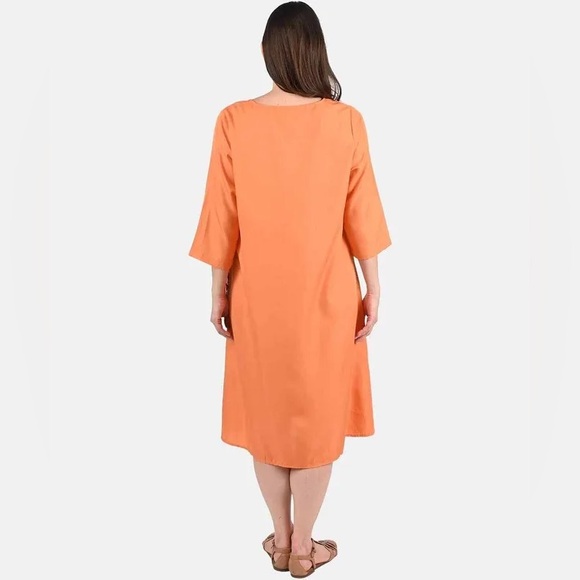 Side Patchwork Midi Dress - Picture 2 of 7